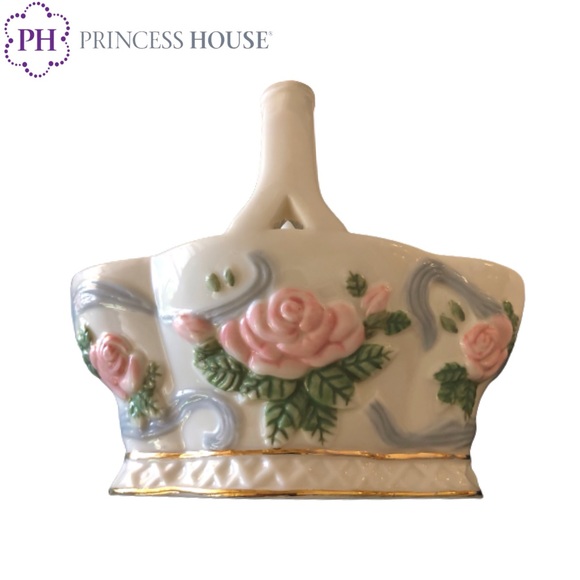 NEW - Vintage Collectable Princess House ”Rose Garland" Porcelain Basket - Picture 5 of 5